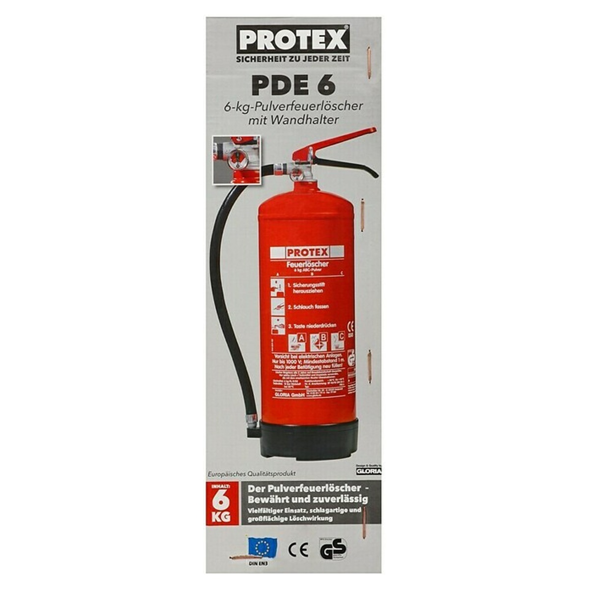 GLORIA PDE 6 PROTEX – Verpackung Vorderseite